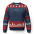 God Bless Pope Leo XIV Ugly Christmas Sweater Cross Subtle Minimal Religious Faith - Wonder Print Shop