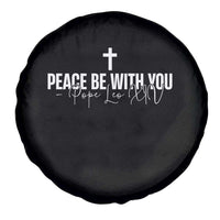 Pope Leo XIV Spare Tire Cover Peace Be With You All Catholic Church Subtle Cross