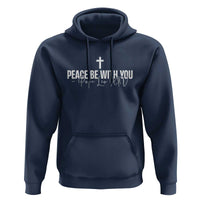 Pope Leo XIV Hoodie Peace Be With You All Catholic Church Subtle Cross