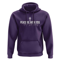Pope Leo XIV Hoodie Peace Be With You All Catholic Church Subtle Cross