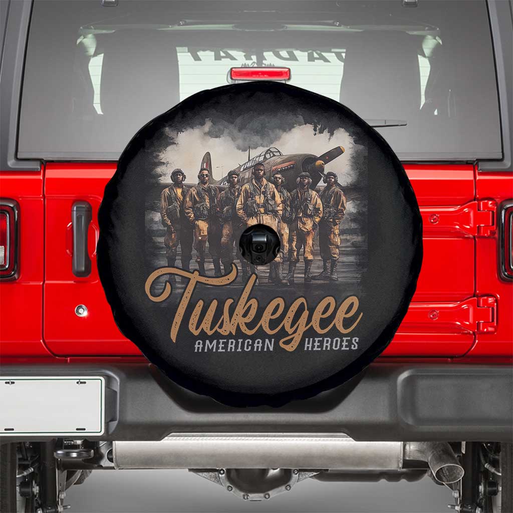 Tuskegee Airmen Spare Tire Cover African American Heroes WW2 Tribute Black History Month - Wonder Print Shop