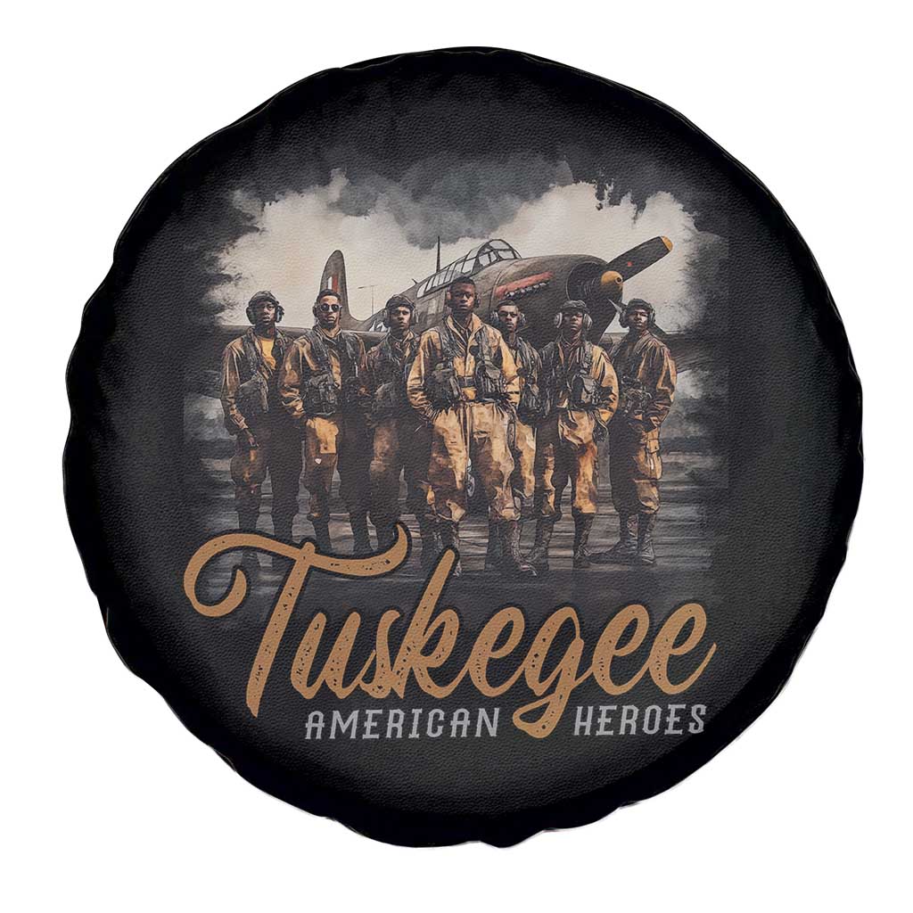 Tuskegee Airmen Spare Tire Cover African American Heroes WW2 Tribute Black History Month - Wonder Print Shop