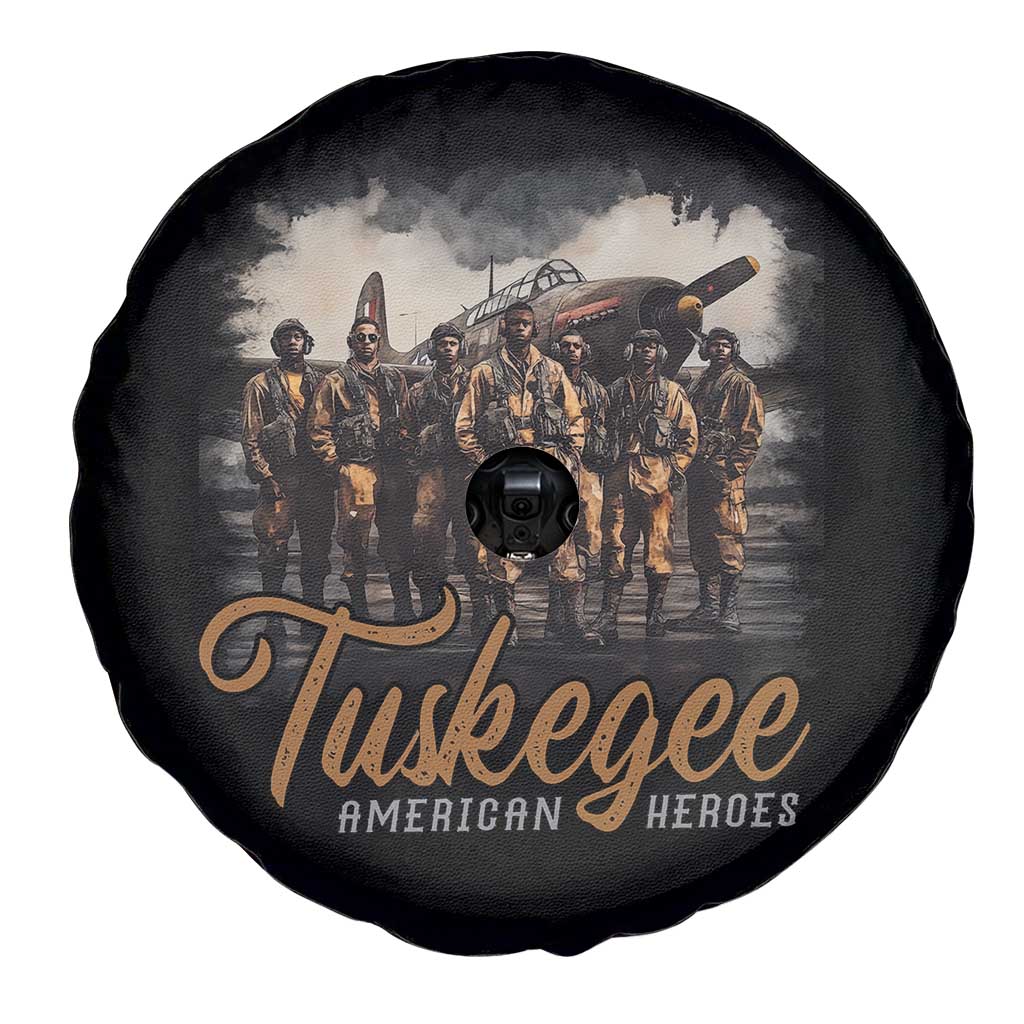 Tuskegee Airmen Spare Tire Cover African American Heroes WW2 Tribute Black History Month - Wonder Print Shop