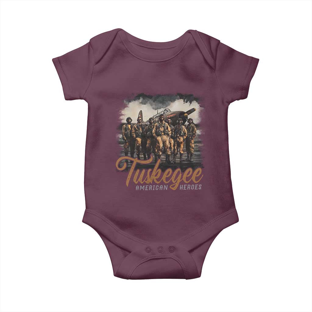 Tuskegee Airmen Baby Onesie African American Heroes WW2 Tribute Black History Month - Wonder Print Shop