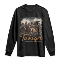 Tuskegee Airmen Long Sleeve Shirt African American Heroes WW2 Tribute Black History Month - Wonder Print Shop