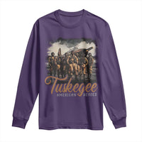 Tuskegee Airmen Long Sleeve Shirt African American Heroes WW2 Tribute Black History Month - Wonder Print Shop