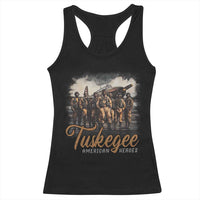 Tuskegee Airmen Racerback Tank Top African American Heroes WW2 Tribute Black History Month - Wonder Print Shop