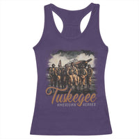 Tuskegee Airmen Racerback Tank Top African American Heroes WW2 Tribute Black History Month - Wonder Print Shop