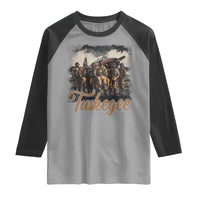 Tuskegee Airmen Raglan Shirt African American Heroes WW2 Tribute Black History Month - Wonder Print Shop