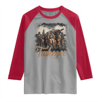 Tuskegee Airmen Raglan Shirt African American Heroes WW2 Tribute Black History Month - Wonder Print Shop