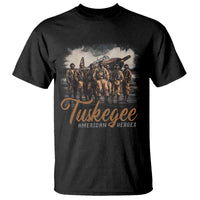 Tuskegee Airmen T Shirt African American Heroes WW2 Tribute Black History Month - Wonder Print Shop