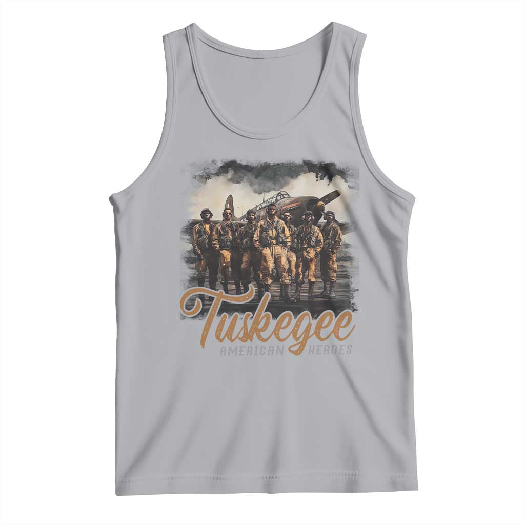 Tuskegee Airmen Tank Top African American Heroes WW2 Tribute Black History Month - Wonder Print Shop