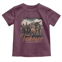 Tuskegee Airmen Toddler T Shirt African American Heroes WW2 Tribute Black History Month - Wonder Print Shop