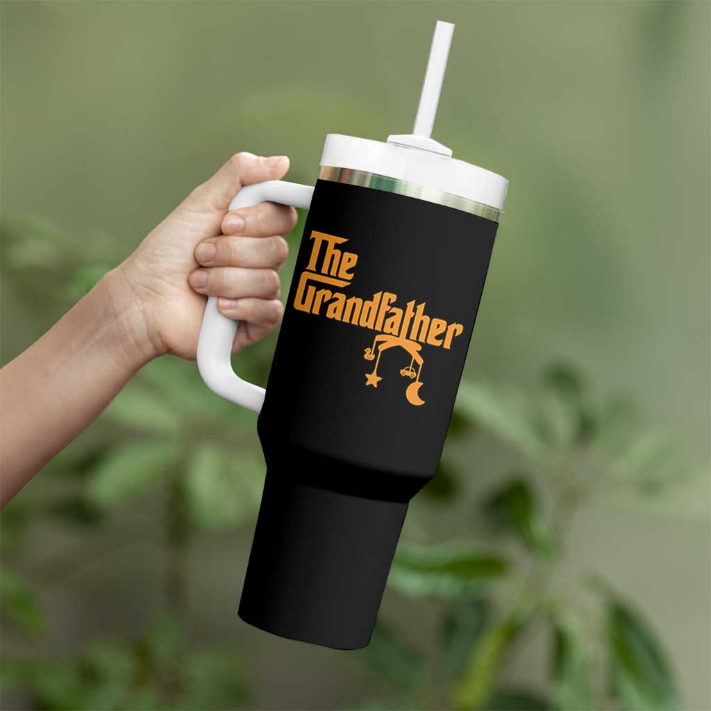 Grandfather Tumbler With Handle Funny Grandpa Fathers Day