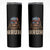 Bruh Bigfoot Merica Skinny Tumbler American Flag Patriotic 4th Of July - Wonder Print Shop