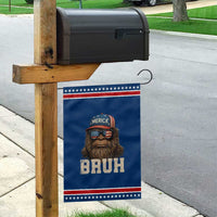 Bruh Bigfoot Merica Garden Flag American Flag Patriotic 4th Of July