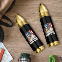 Bruh 'Merica Bald Eagle 4th of July Bullet Tumbler Patriotic USA Flag - Wonder Print Shop