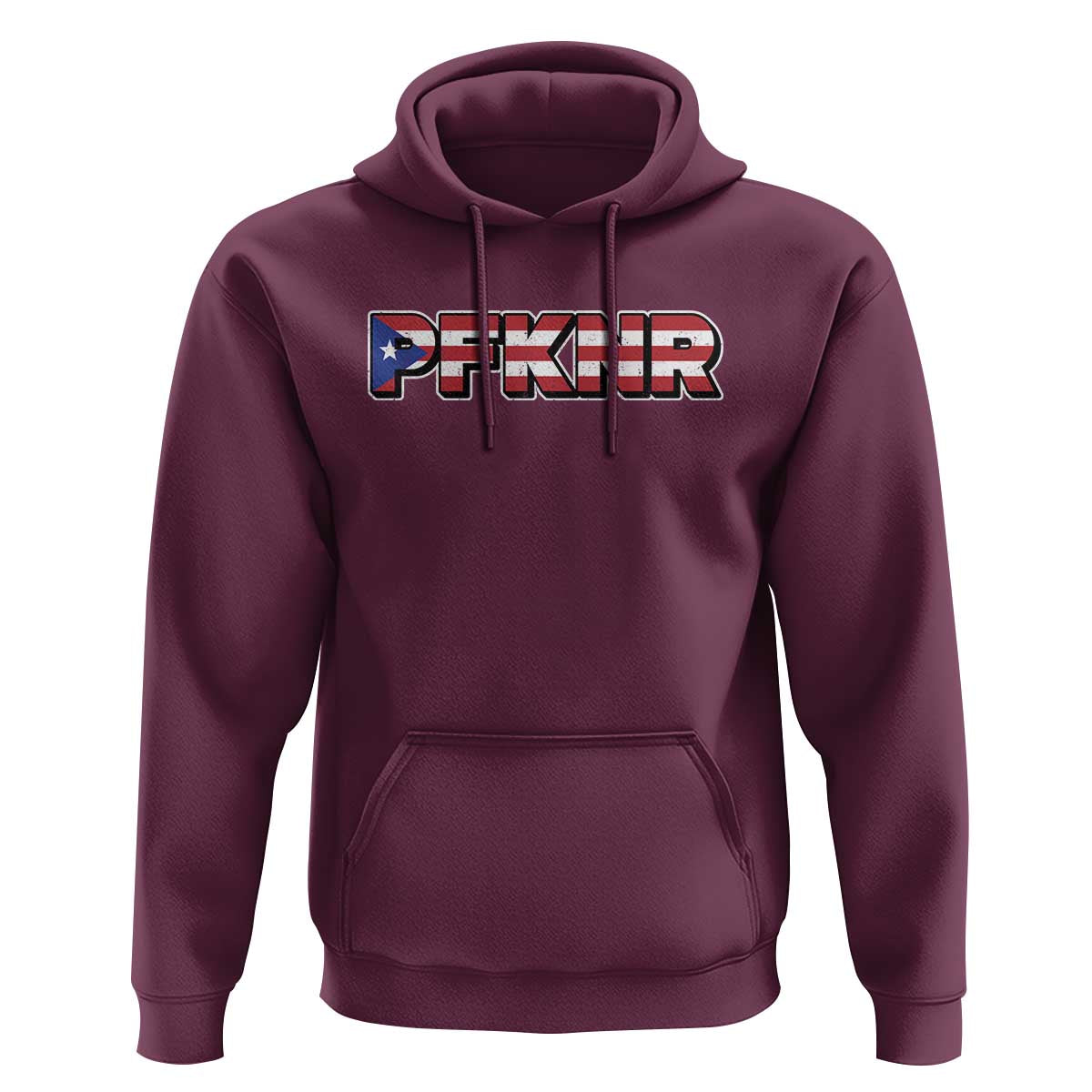 PFKNR Hoodie Vintage Boricua Puerto Rican Flag - Wonder Print Shop