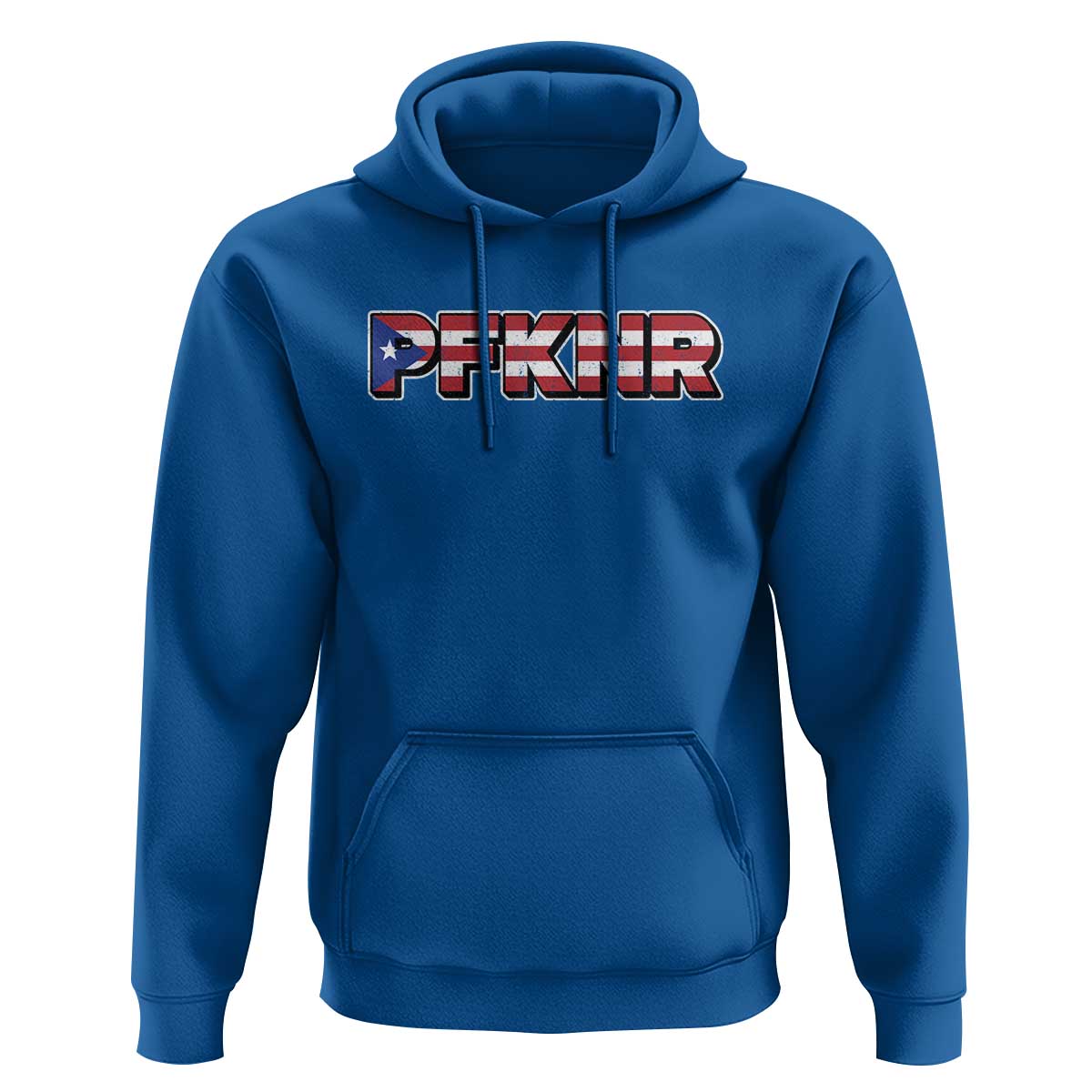 PFKNR Hoodie Vintage Boricua Puerto Rican Flag - Wonder Print Shop