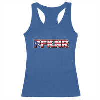 PFKNR Racerback Tank Top Vintage Boricua Puerto Rican Flag - Wonder Print Shop