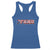 PFKNR Racerback Tank Top Vintage Boricua Puerto Rican Flag - Wonder Print Shop