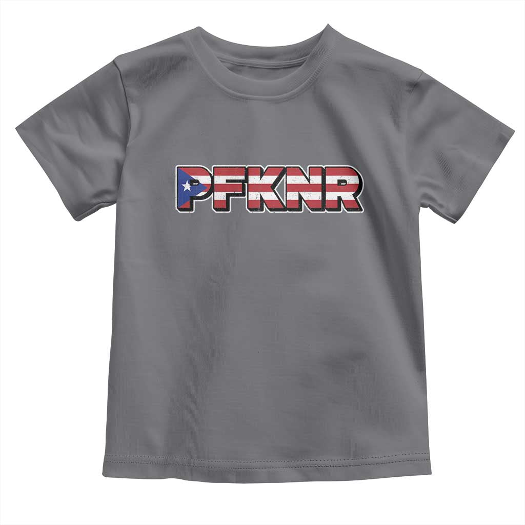 PFKNR Toddler T Shirt Vintage Boricua Puerto Rican Flag - Wonder Print Shop