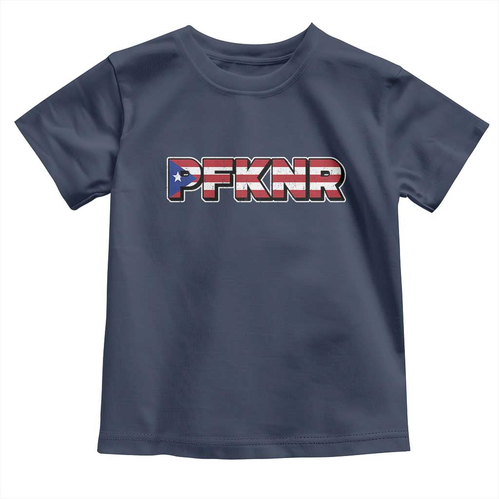 PFKNR Toddler T Shirt Vintage Boricua Puerto Rican Flag - Wonder Print Shop