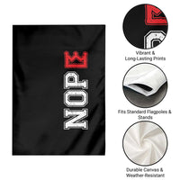 No Kings Garden Flag In America Protest - Wonder Print Shop