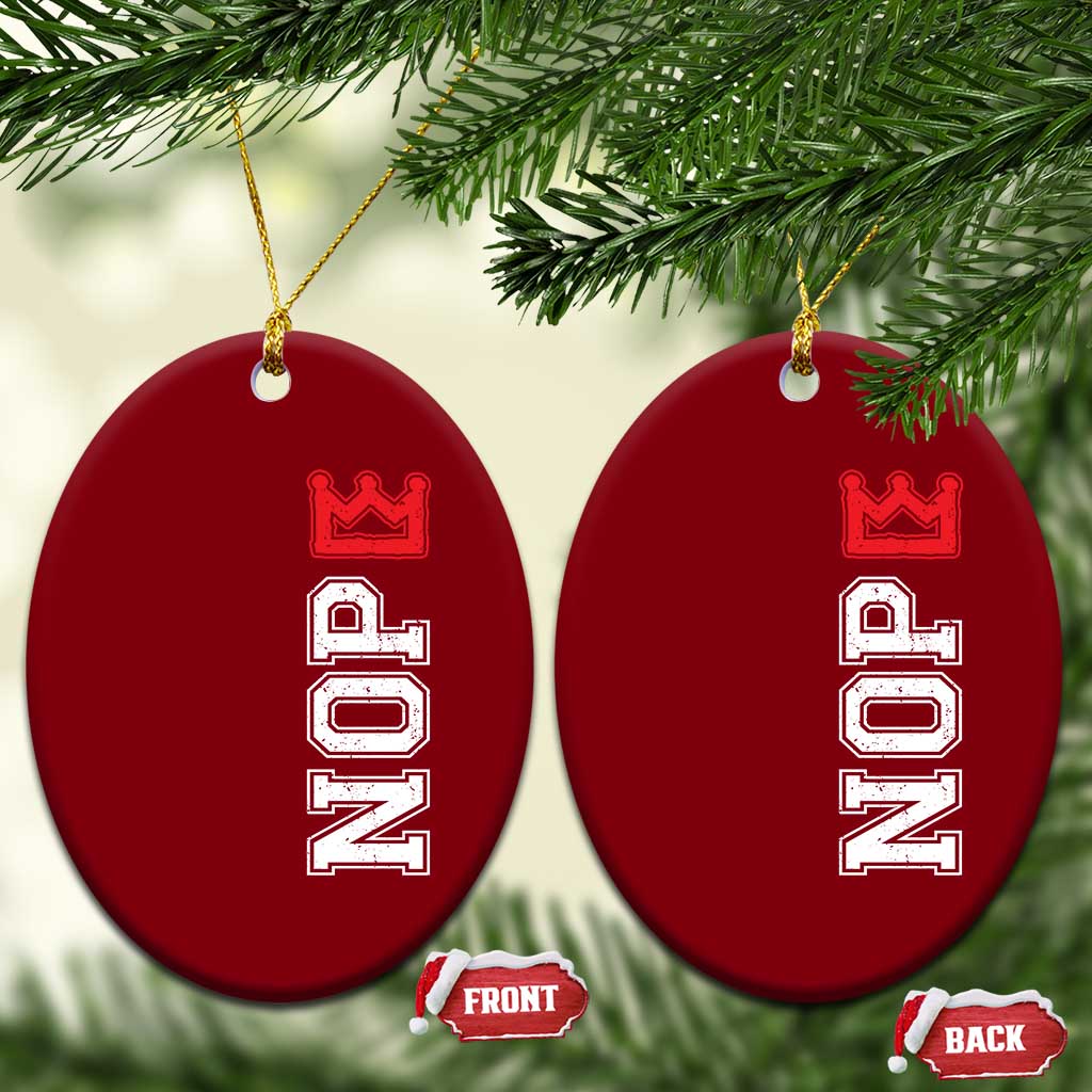 No Kings Ceramic Ornament In America Protest - Wonder Print Shop