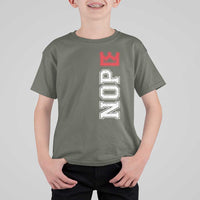 No Kings T Shirt For Kid In America Protest - Wonder Print Shop