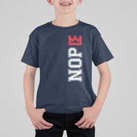 No Kings T Shirt For Kid In America Protest - Wonder Print Shop