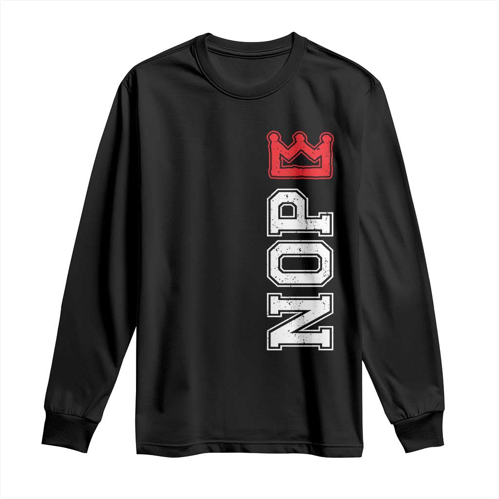 No Kings Long Sleeve Shirt In America Protest - Wonder Print Shop