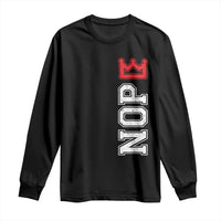 No Kings Long Sleeve Shirt In America Protest - Wonder Print Shop