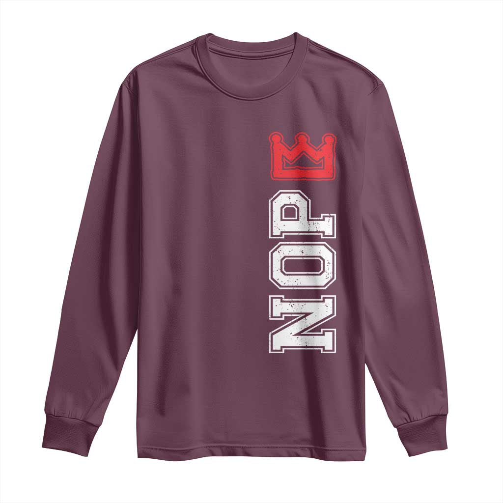 No Kings Long Sleeve Shirt In America Protest - Wonder Print Shop