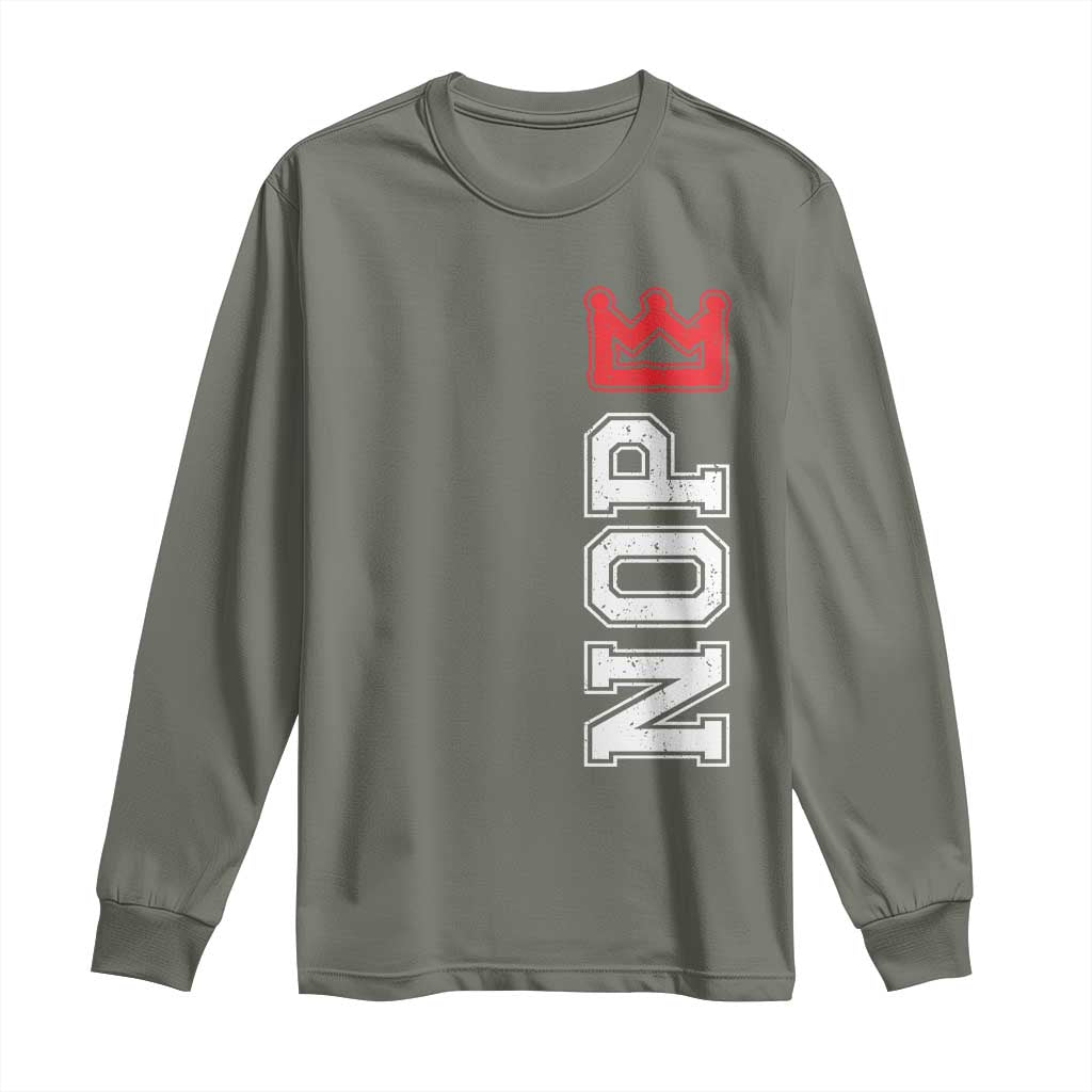 No Kings Long Sleeve Shirt In America Protest - Wonder Print Shop