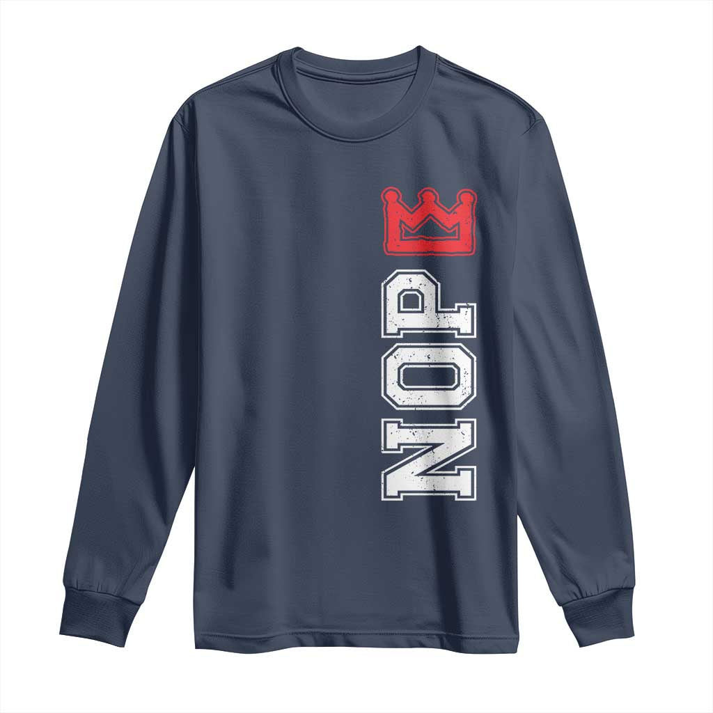 No Kings Long Sleeve Shirt In America Protest - Wonder Print Shop