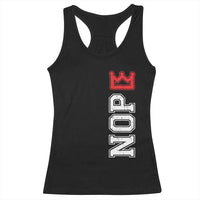 No Kings Racerback Tank Top In America Protest - Wonder Print Shop