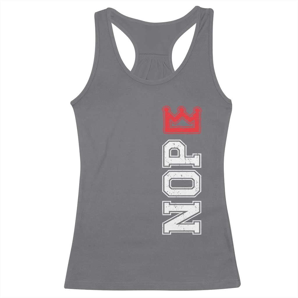 No Kings Racerback Tank Top In America Protest - Wonder Print Shop