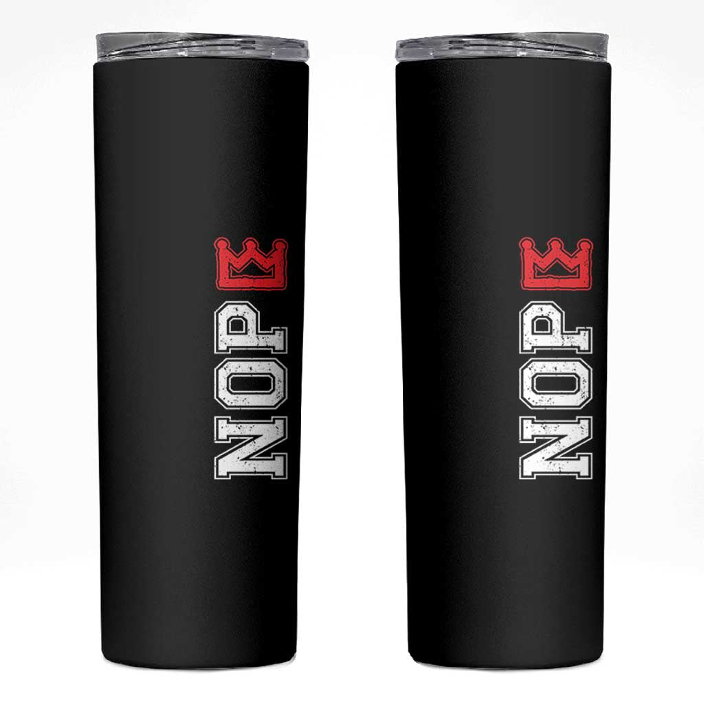 No Kings Skinny Tumbler In America Protest - Wonder Print Shop