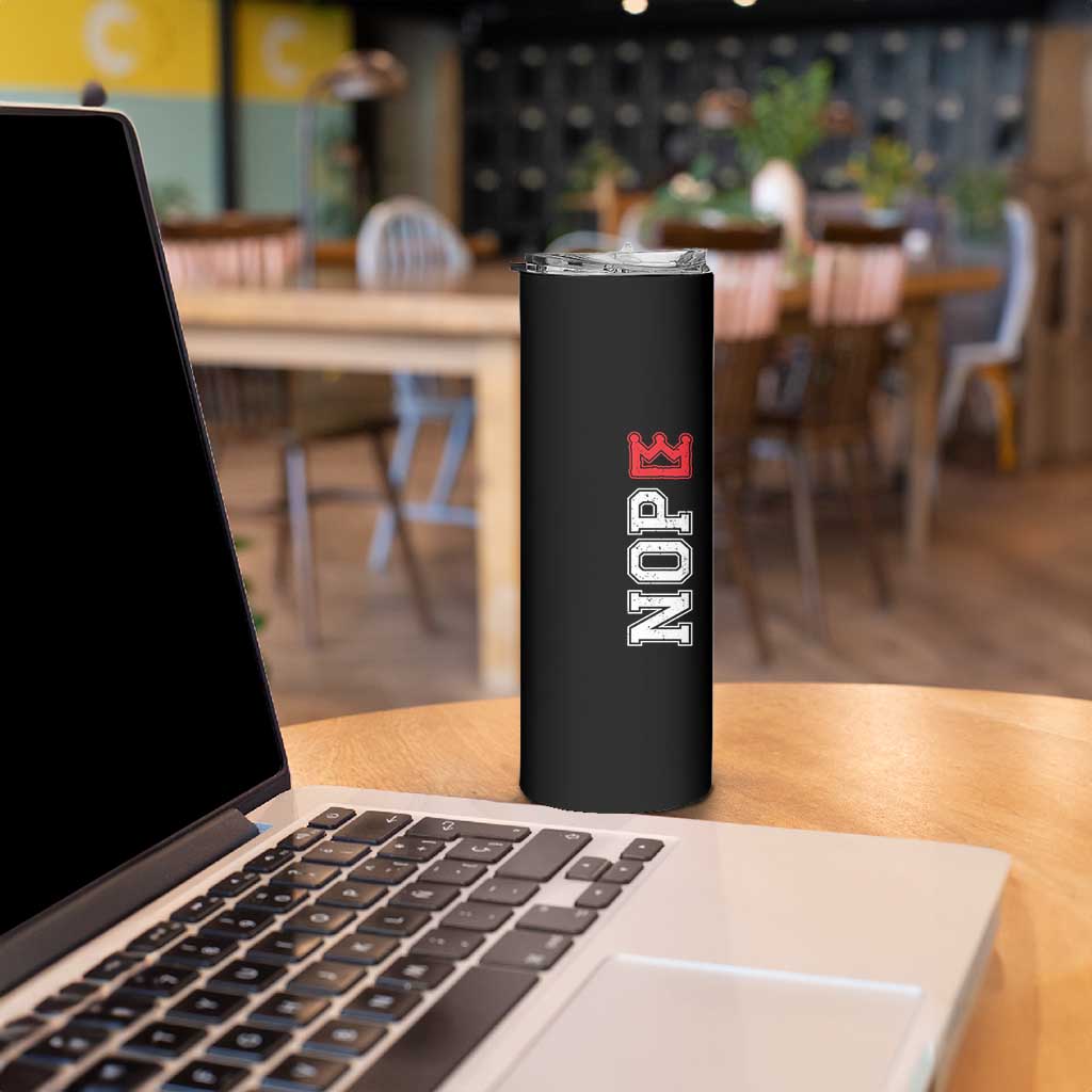 No Kings Skinny Tumbler In America Protest - Wonder Print Shop