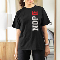 No Kings T Shirt For Women In America Protest - Wonder Print Shop