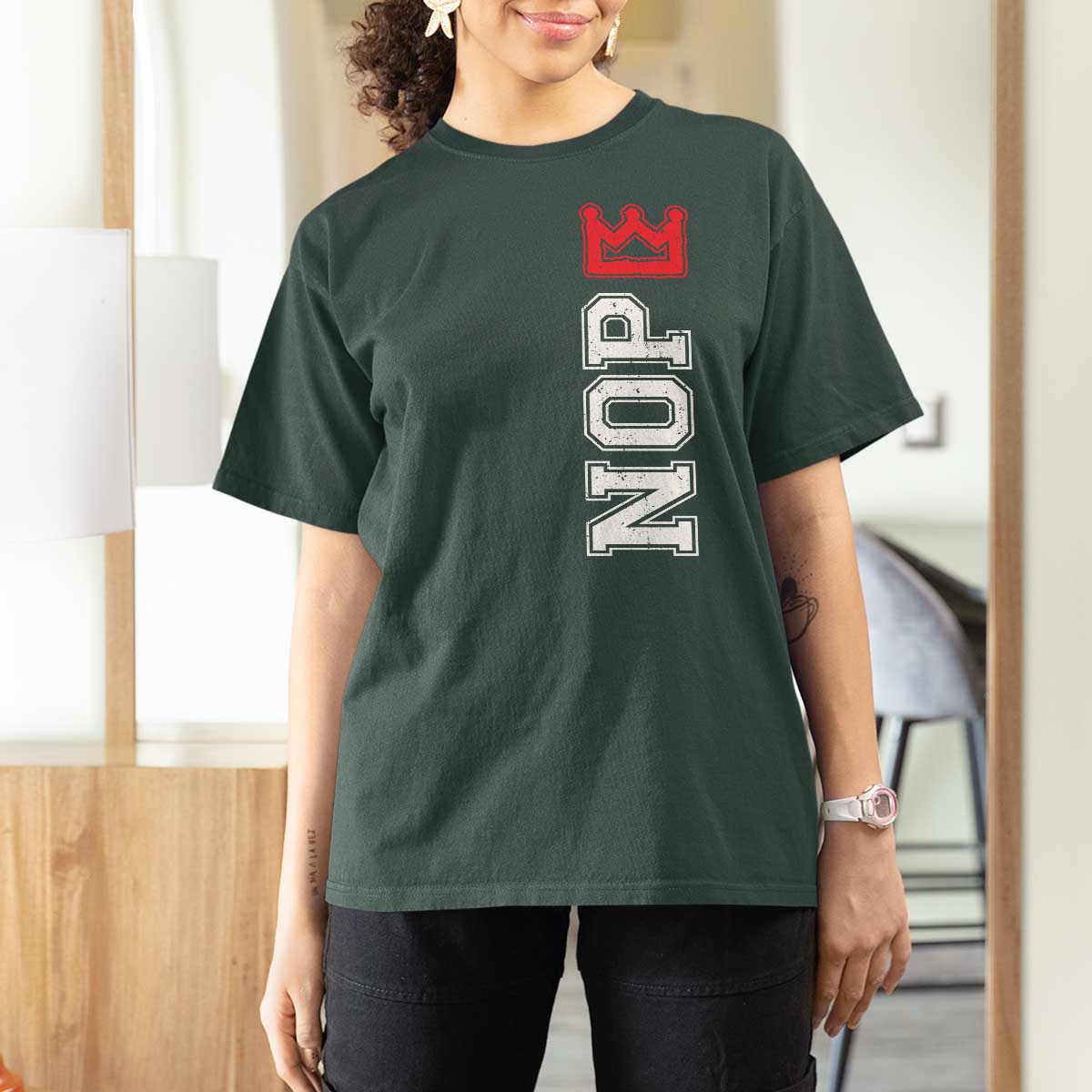 No Kings T Shirt For Women In America Protest - Wonder Print Shop