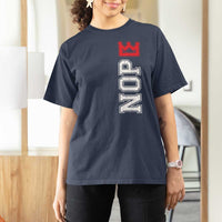 No Kings T Shirt For Women In America Protest - Wonder Print Shop