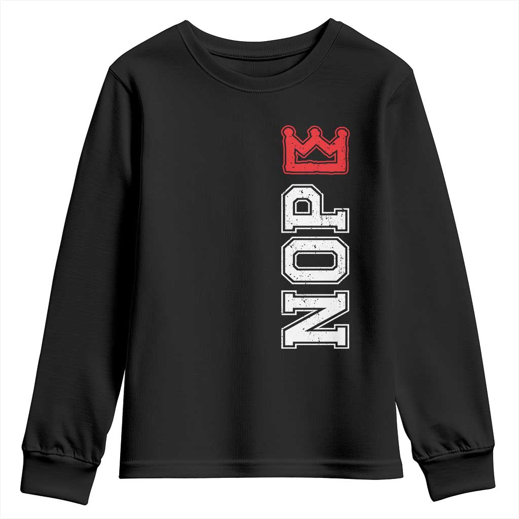 No Kings Youth Sweatshirt In America Protest - Wonder Print Shop