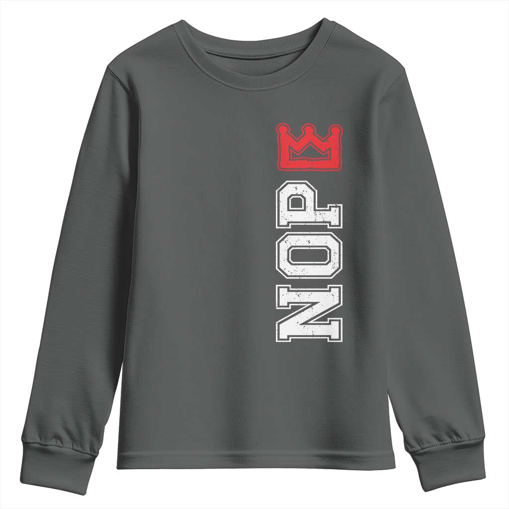 No Kings Youth Sweatshirt In America Protest - Wonder Print Shop