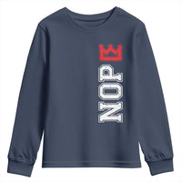 No Kings Youth Sweatshirt In America Protest - Wonder Print Shop
