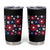 Subtle FDT Tumbler Cup Boho Floral Red White Blue Social Justice - Wonder Print Shop