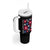 Subtle FDT Tumbler With Handle Boho Floral Red White Blue Social Justice - Wonder Print Shop