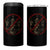 No Kings in America 4 in 1 Can Cooler Tumbler Skull Crown Nope Kings - Wonder Print Shop