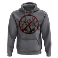 No Kings in America Hoodie Skull Crown Nope Kings - Wonder Print Shop